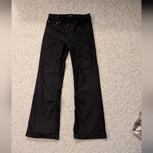 Frank And Oak Black Flare Jeans